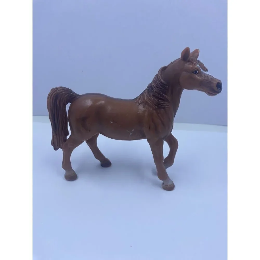 2001 Schleich Walking Chestnut Mare Brown Horse 4